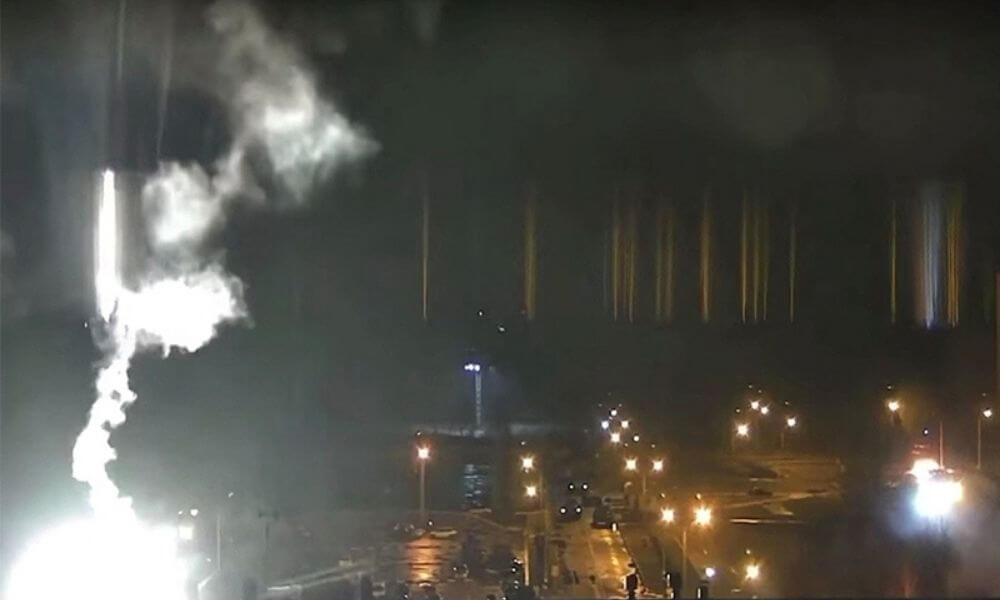 Fierce fighting sparks fire outside Ukrainian nuclear plant - officials